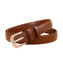 PU Womens Fashionable and Versatile Thin Belt for Multiple Occasions to Highlight Waist Curves