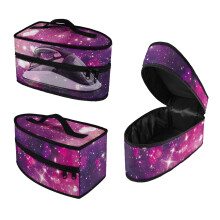 Heart-Shaped Purple Starry Sky Design Iron Organizer Easy to Clean Irons Accessories Lightweight Travel Iron Organizer, Bag Only