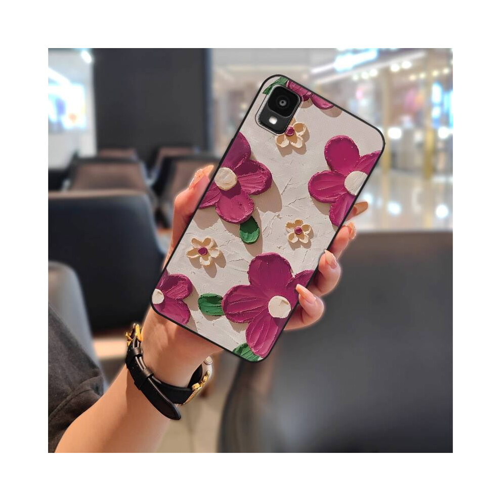 Phone Case For Compatible With Tcl 30Z/30Le/T602dl Â Dirt-Resistant, Shockproof, Waterproof Tpu Cover With Animal Graffiti Design 9085618453272
