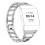 Roestvrijstalen Dames Horlogeband Met Strass Ionic 6
