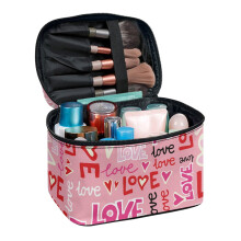 Cosmetic Organizer Bag Portable Polyester with Brush Slots