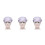 3Pcs Multi Color Flower Operating Room Hat Nurse Doctor Working Cap 3
