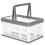 Plastic Storage Baskets White 1Pack For Home Use 1