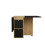 Folding Extendable Dining Table Set with 4 Chairs 7