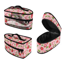 Steam Iron Bag Dustproof with Zipper Lightweight Travel Bag Strawberry(Bag Only)