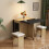 Folding Extendable Dining Table Set with 4 Chairs 12