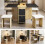 Folding Extendable Dining Table Set with 4 Chairs 14
