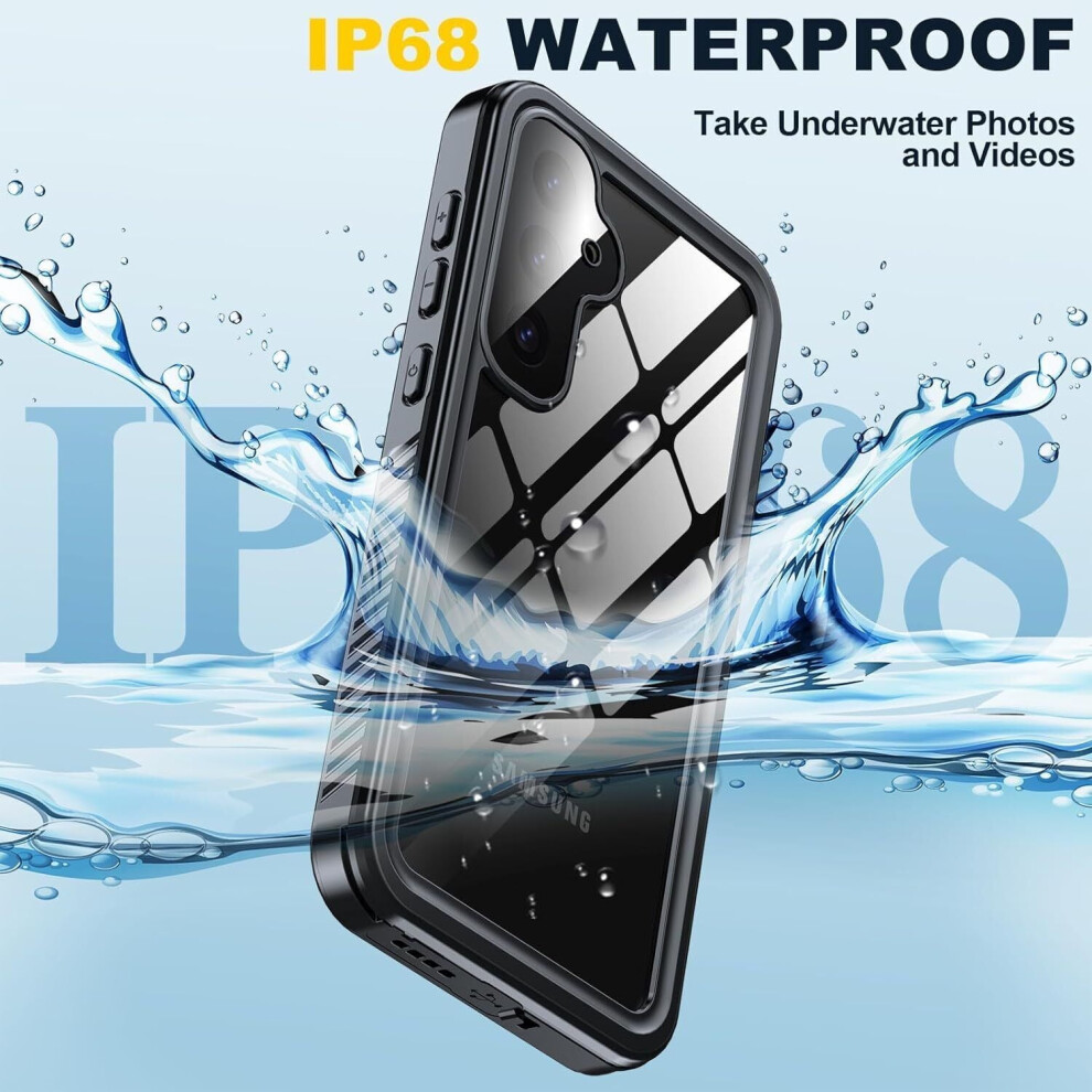 Shockproof Waterproof For Compatible With Samsung Galaxy S23 Fe 5G, Black 9193271882442