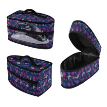 Butterfly and Maple Leaf Pattern Travel Irons Organizer Dustproof Handle Portable Steamer Carrying Case, Bag Only