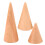 15Pcs Assorted Color Wood Ring Organizer Cone Display Stand for Rings 3
