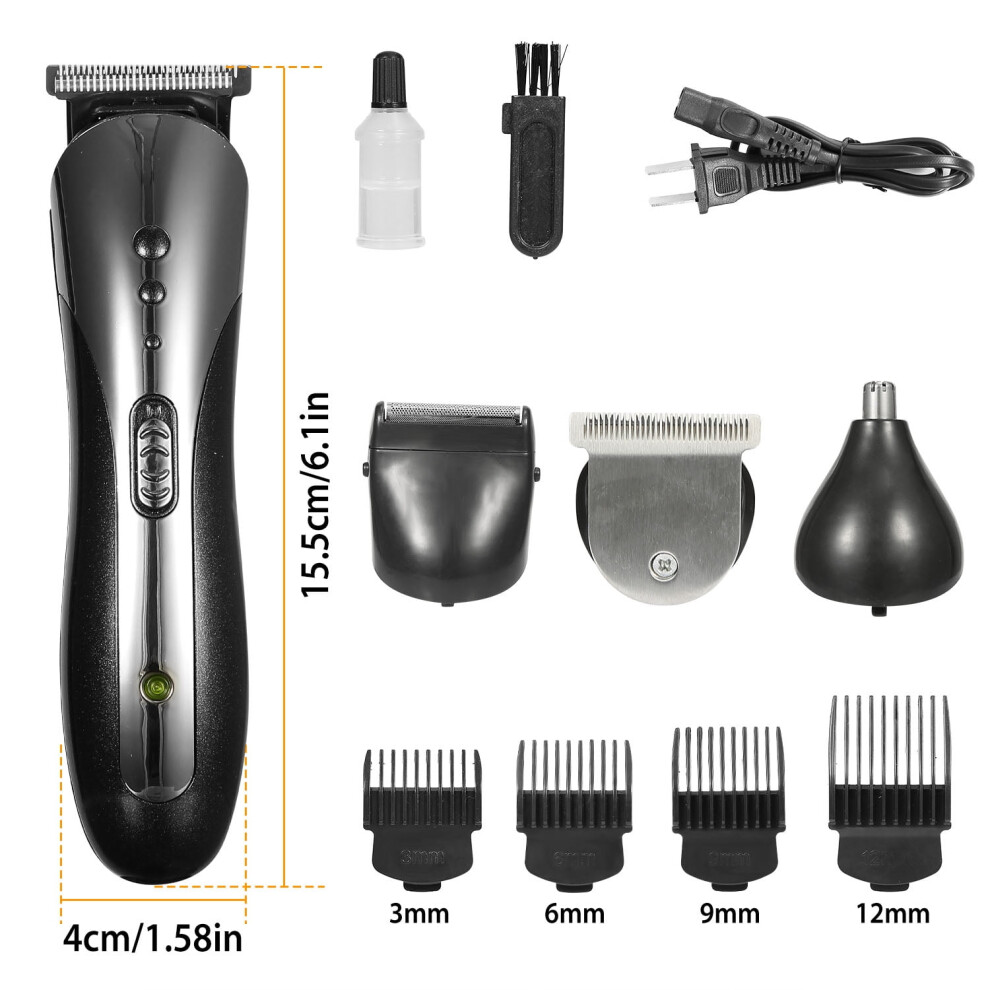 Rechargeable Beard Trimmer for Men Electric Hair Clippers for Mustache Body Face Nose Ear Hair Trimmer Gifts for Men
