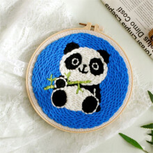DIY Craft Punch Needle Embroidery Kits,Healing Weave Punch Stitching for Beginners, 20*20cm