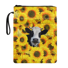 Funda para Biblia de tela de poliéster para amigos, estuche para libros con bolsillo, bolsa de almacenamiento para libros, funda para libros para la