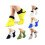 Κάλτσες Dragonus Men Five Toe Socks από Βαμβάκι, Στερεές Αθλητικές Κάλτσες για Τρέξιμο με 3