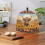 Τσάι Highland Cow Cozy για τσαγιέρα – Συμβατό με τυπικούς βραστήρες, θηλιά κρεμάσματος, 3