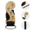 2Pcs Compact Khaki Wooden Cello Antiskid Endpin Mat Holder 7