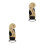 2Pcs Compact Khaki Wooden Cello Antiskid Endpin Mat Holder 9