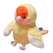 Marioneta de mano de búho/loro de peluche de 20 cm (8 pulgadas) - Juguete interactivo de peluche suave para el aprendizaje