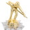 Elegant Gold Plastic Billiards Trophy Cup for Winner Awards 7