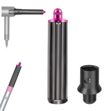 1.6" 40mm Long Hair Curling Barrels for Airwrap HS05/HS01, with Adapter – Converts Dryer to Curler, Heat-Protective Styling Tool