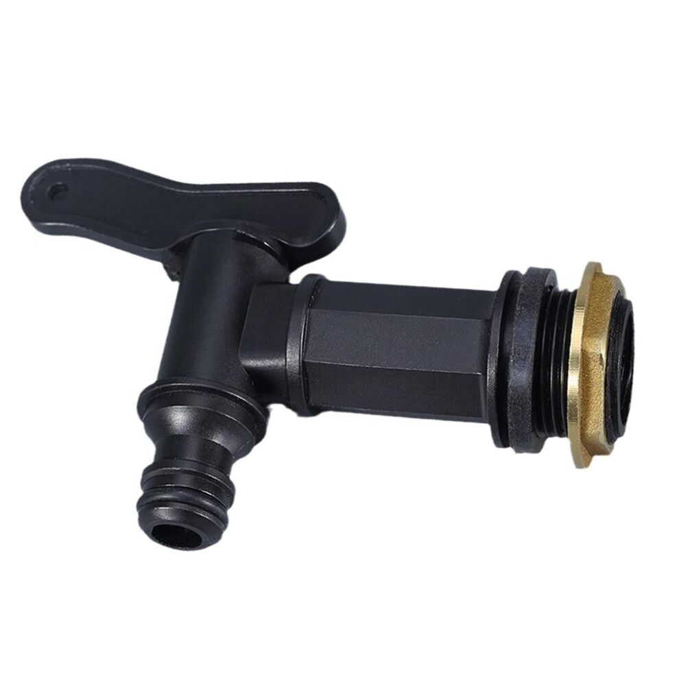 Plastic Rain Barrel Water Butt Tap With 3/4 Bsp Thread For Home Garden, Beer Brewing & Water Storage Tanks 9399596253046