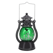 Lanternas decorativas de Halloween, lanternas LED vintage para adereços de casa assombrada, padrões requintados na cobertura de PVC criam um