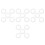 20Pcs White Silicone Breast Cup Rings Sweat-Resistant Nursing Covers 4