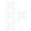 20Pcs White Silicone Breast Cup Rings Sweat-Resistant Nursing Covers 5