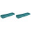 2Pcs Blue Silicone Kitchen Stove Top Holder Flexible Oven Shelf 1