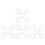 20Pcs White Silicone Breast Cup Rings Sweat-Resistant Nursing Covers 7