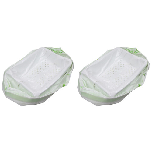 14St Kattenbak Filterzak Wit Duurzaam Plastic Kattenbak Accessoires