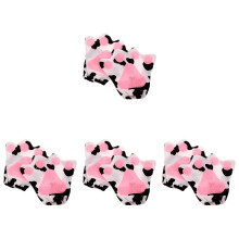 4Pairs Realistic Multi Animal Paw Gloves for Performance and Dress Up