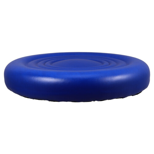 2Pcs Blue PU Padded Round Stool Seat for Bar Stool Replacement 1