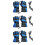 3Stk Touchscreen Heizhandschuhe Winter Warm Wasserdicht Blau 7