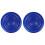 2Pcs Blue PU Padded Round Stool Seat for Bar Stool Replacement 4