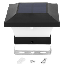 Weatherproof Solar Deck Lights, Solar Powered Outdoor Solar Post Cap Lights, Automatic Solar LED Lights For Yards And Gardens, Bright Solar Fence