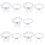 5Sets Hochzeitsstrumpfhalter Weiß Schleifen Schmuck 7