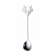 Rainbow Rose Christmas Dessert Spoons – Stainless Steel, Compatible with Home/Restaurant Use, Gift Box