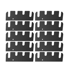 10Pcs Stainless Steel Hinge Reinforcement Pad Quickly fix Hinges Shims Nonslip Metal Hinge Spacer for Sagging Door