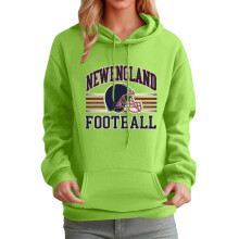 Distressed New England Football Vintage Style Hoodie Sweatshirt for Women – Retro Game Day Pullover