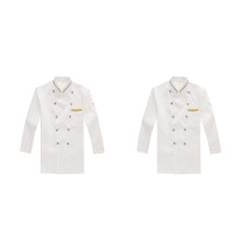 2PiĂšces Manteau Chef Longues Confortable Et