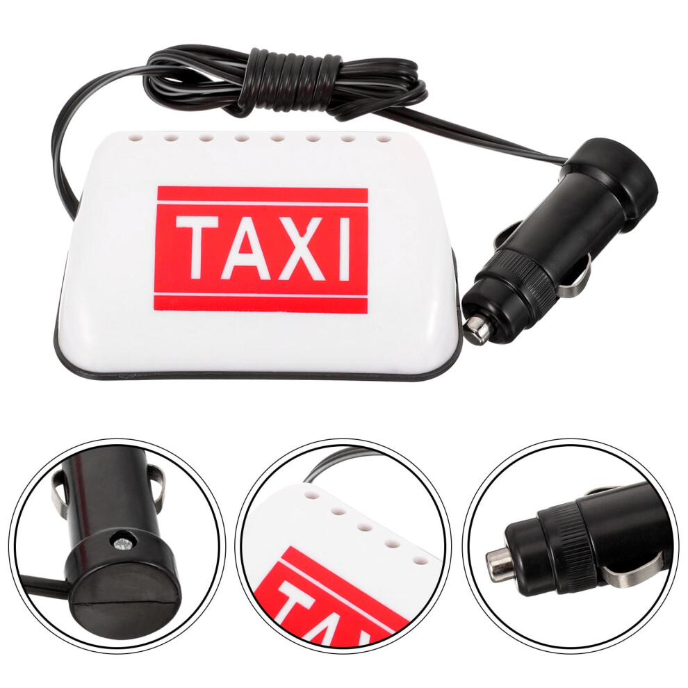 Magnetic Cab Lights Plastic Taxi Roof Illuminated Sign 1Pcs 9558633090123