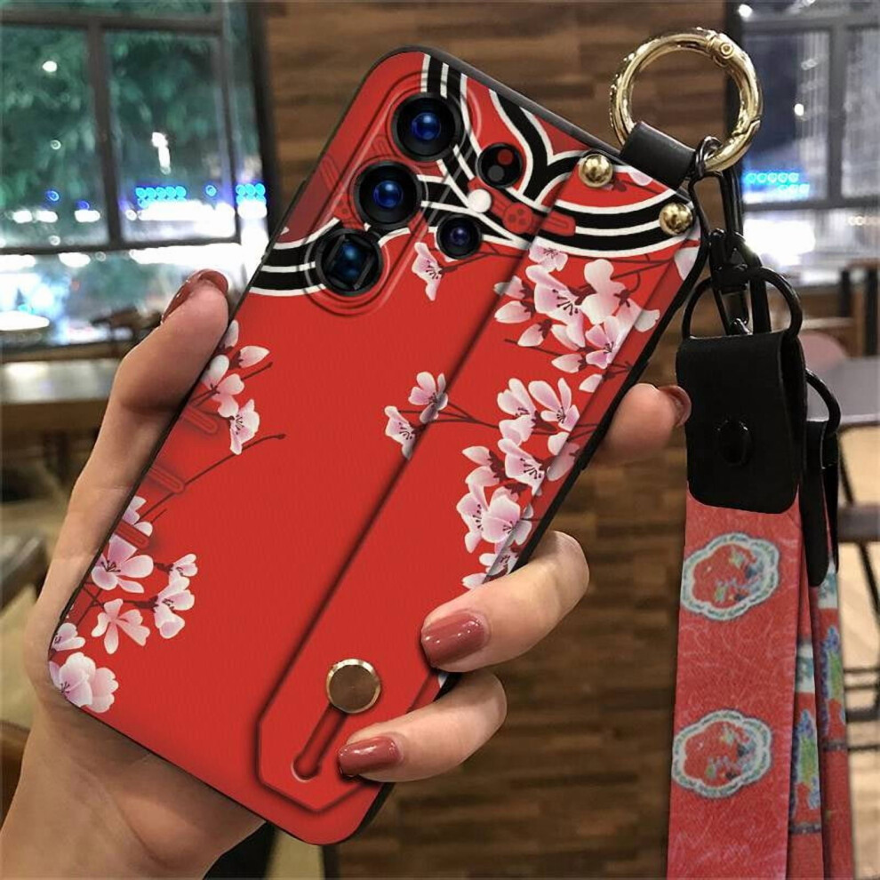 Phone Case For Samsung Galaxy S25 Ultra Â Shockproof, Dirt-Resistant, Wrist Strap, Kickstand, Soft Anti-Knock Cover 9485826674702