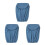 3Pcs Practical Blue Water Bucket Cover Elastic Office Water Jug Shield 1