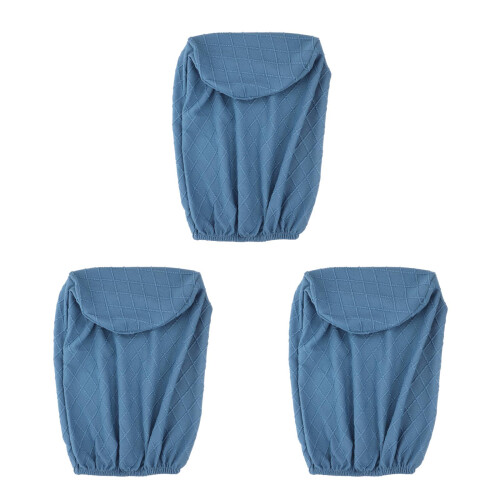 3Pcs Practical Blue Water Bucket Cover Elastic Office Water Jug Shield