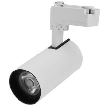 Corpuri de iluminat LED cu șină eficiente energetic, iluminat interior cu unghi reglabil de 20W4000K, iluminat cu șină LED reglabil, lumini CRI97