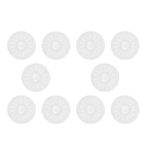 Lightweight Plastic Palette for Nail Polish and Eyelash Glue, Multi-functional Round Design with Non-Stick Surface, Easy to Clean Reusable Trays for