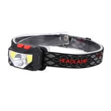 Lampe frontale LED rechargeable, phare à angle réglable, ampoules LED XPG ultra-lumineuses, capteur de mouvement étanche, lampe torche mains
