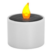 Lumânări LED solare impermeabile, iluminat exterior de la amurg la zori cu lumânări pâlpâitoare alimentate cu baterii, decor solar de