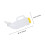 1Pc White Livestock Feeding Bottle Plastic Lamb Calf Nursing Tool 2
